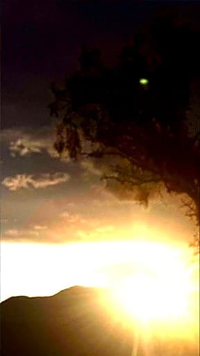 Atardecer en las montañas riojanas